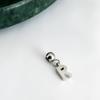 DIY Sliding Chain Alphabet Number Pendant Necklace Personalized Jewelry