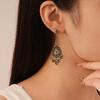 Bohemia Style Ethnic Style Tassel Earrings Hollow Water Drop Earrings Pendant  Lady Gifts