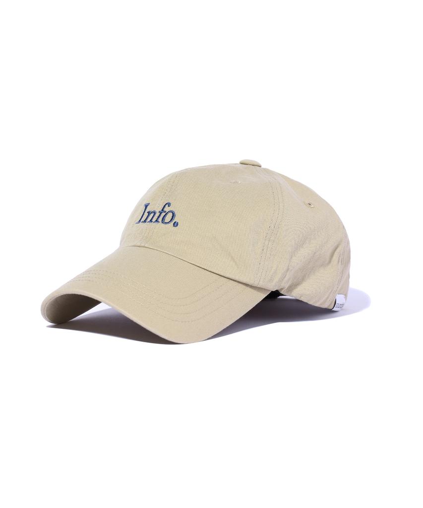 SOUNDSLIFE Vintage Lettering Washing Ball Cap Beige