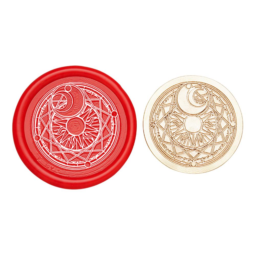 Wax Copper Head Six Pointed Star Series Vintage Craft Sealing Stamp Head For Cards Envelopes Wedding Invitations Gift Packaging