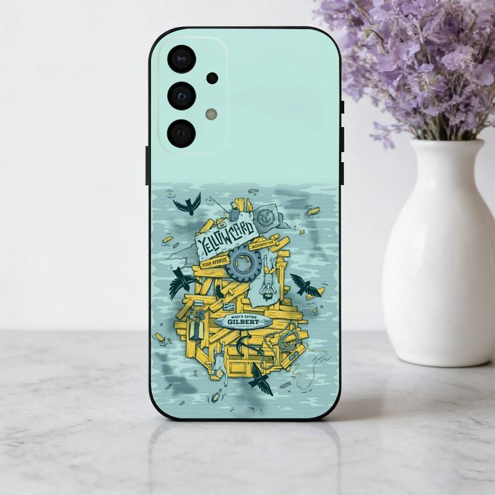Rockin Y-Yellowcard Band phone Case For Samsung Galaxy A73,A72,A71,A70,A53,A52,A51,Others Soft Black Shell