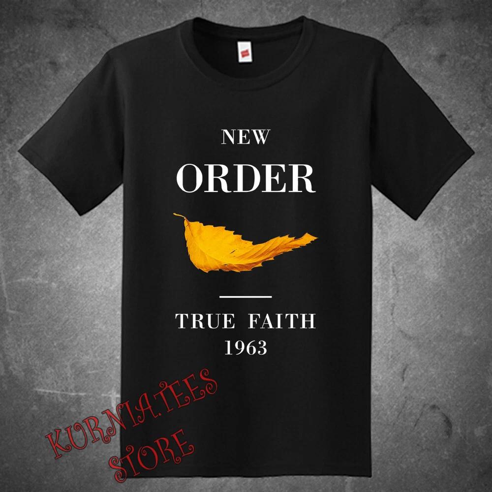 

New Order True Faith 1963 Men s Black T-Shirt Tee Top Unisex M