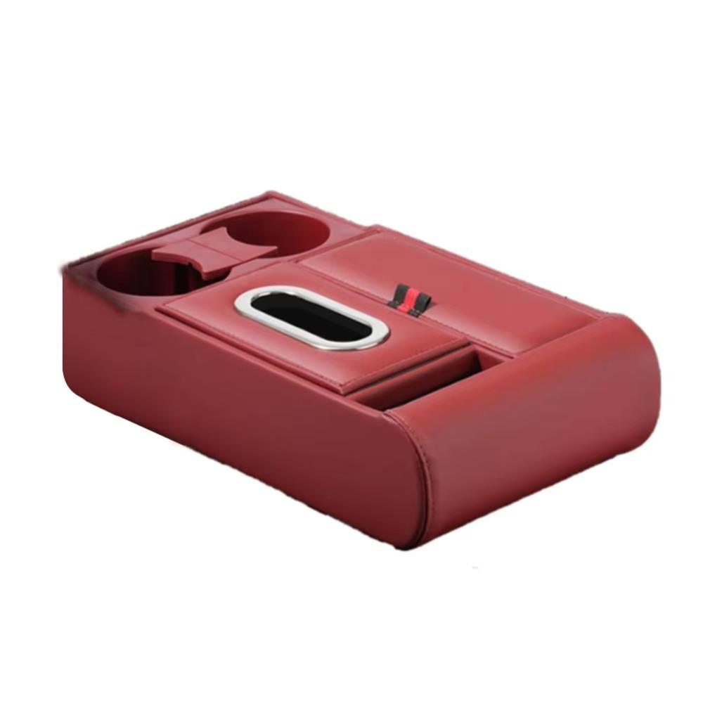 PU leather Armrest Heightening Pad Multifunctional Center Console Organizer Auto Accessory