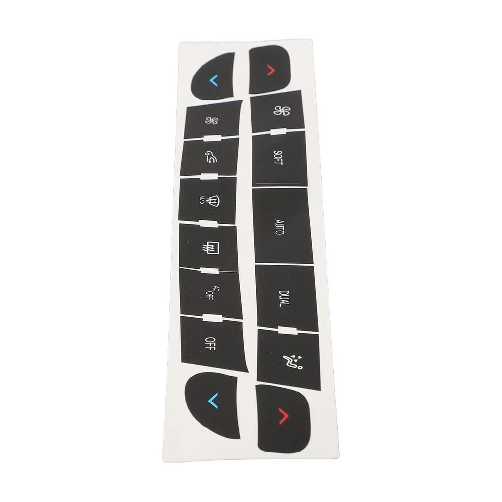 Car A/C Button Repair Decal Sticker for Megane for Master For Scenic 3 Trim Air Condition Climate Control Button Repair Sticker