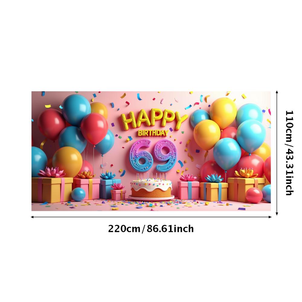 Photography Props Large Celebration Background Birthday Decorations Birthday Banner For Party Supplies Photography Family