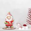 Christmas Decorations Wooden Desktop Ornaments Dining Mall Shop Window Wooden Crafts Colorful Assembly Ornaments
