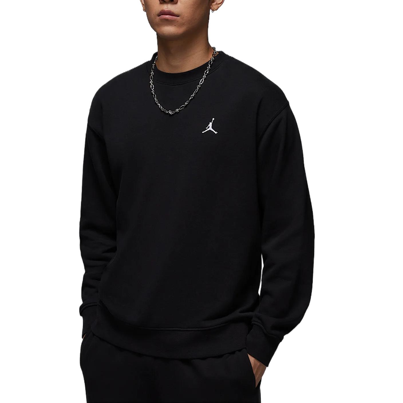 

Jordan Brooklynn Comfortable Warm Windproof Soft Long Sleeve Hoodie Men hoodies Black White FV7295-010 L