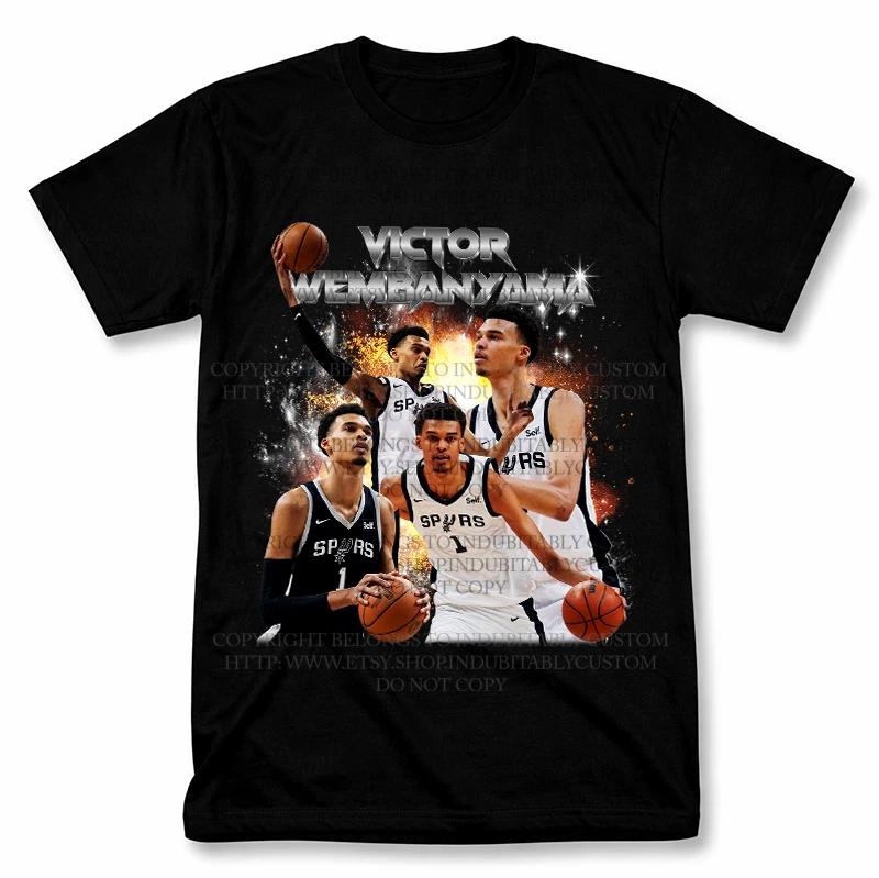 Victor Wembanyama Bootleg Graphic T Shirt Vintage Basketball Fan Tee S