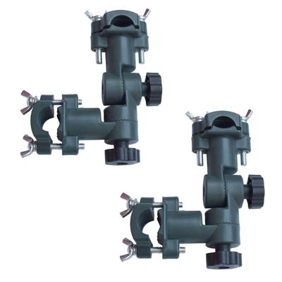 PLEAVIT Schirmhalter, Angelvorrichtung, Schirmgelenk, Karpfenangelzubehör-Adapter, Schraubstock, Winkeleinstellung, 2er-Set