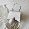 Textured portable small square bag women's new high-end fashion shoulder bag versatile messenger bag