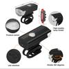 Set Luci Bici Ricaricabili USB Luce Anteriore con Luce Posteriore Facile da Installare 3 Modalità Accessori Bici per la Bicicletta