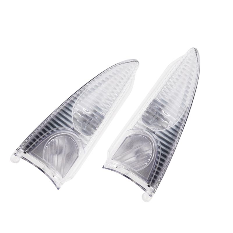 

Car Front Side View Mirror Turn Signal Light Covers Kit For 2003-2006 Ford Expedition & For 2003-2006 Lincoln Navigator, No Bulb Chrome Silver Lens