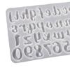 Silicone Mold Numbers Letter Resin Mould Pendant Epoxy Casting Mold Jewelry Tool