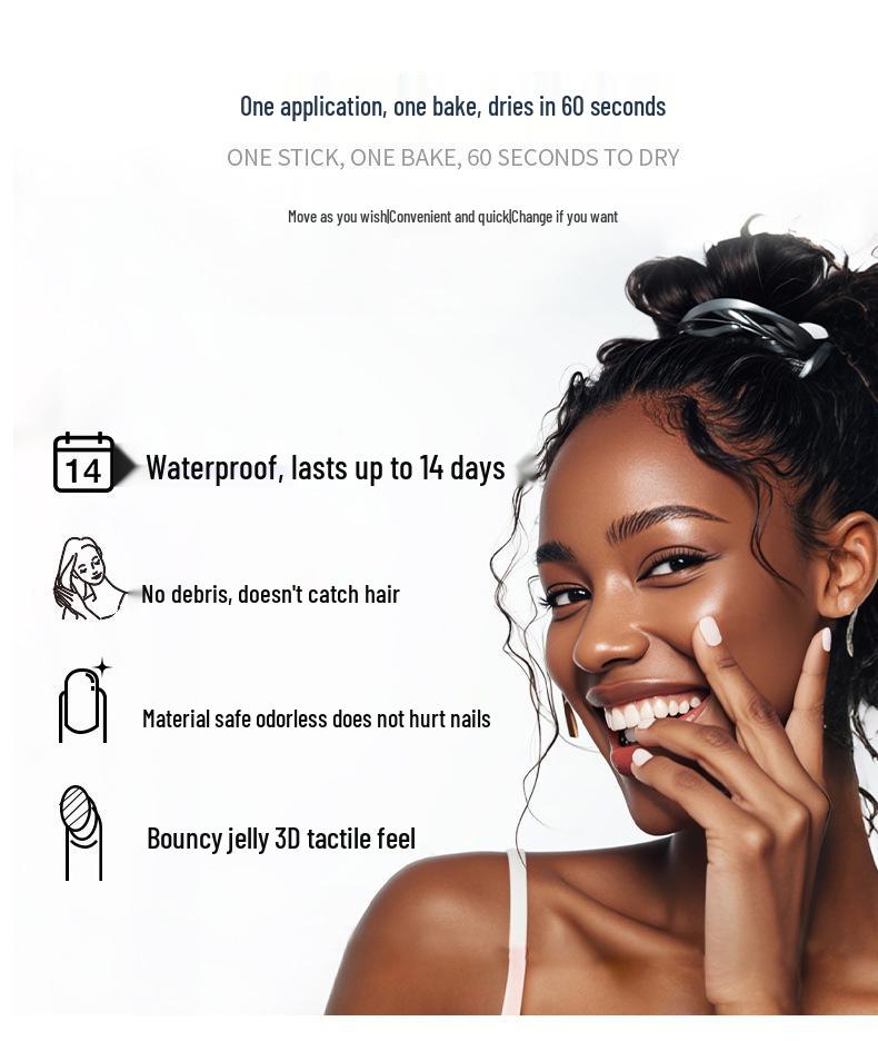 Sommer Gel Nagelsticker: Phototherapie, UV-Rouge, Halbfertiges Design