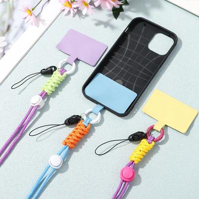 Detachable Case Straps Keychain Chain Crossbody Phone Safety Tether Patch Phone Lanyard Hanging Neck Cord Nylon Strap