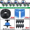 Kesla Drip Irrigation Kit 10-100M 4Way 2Way 8L Drip Arrow 3/5Mm Hose Watering System Dripper Sprinkler Pot Planting Greenhouse