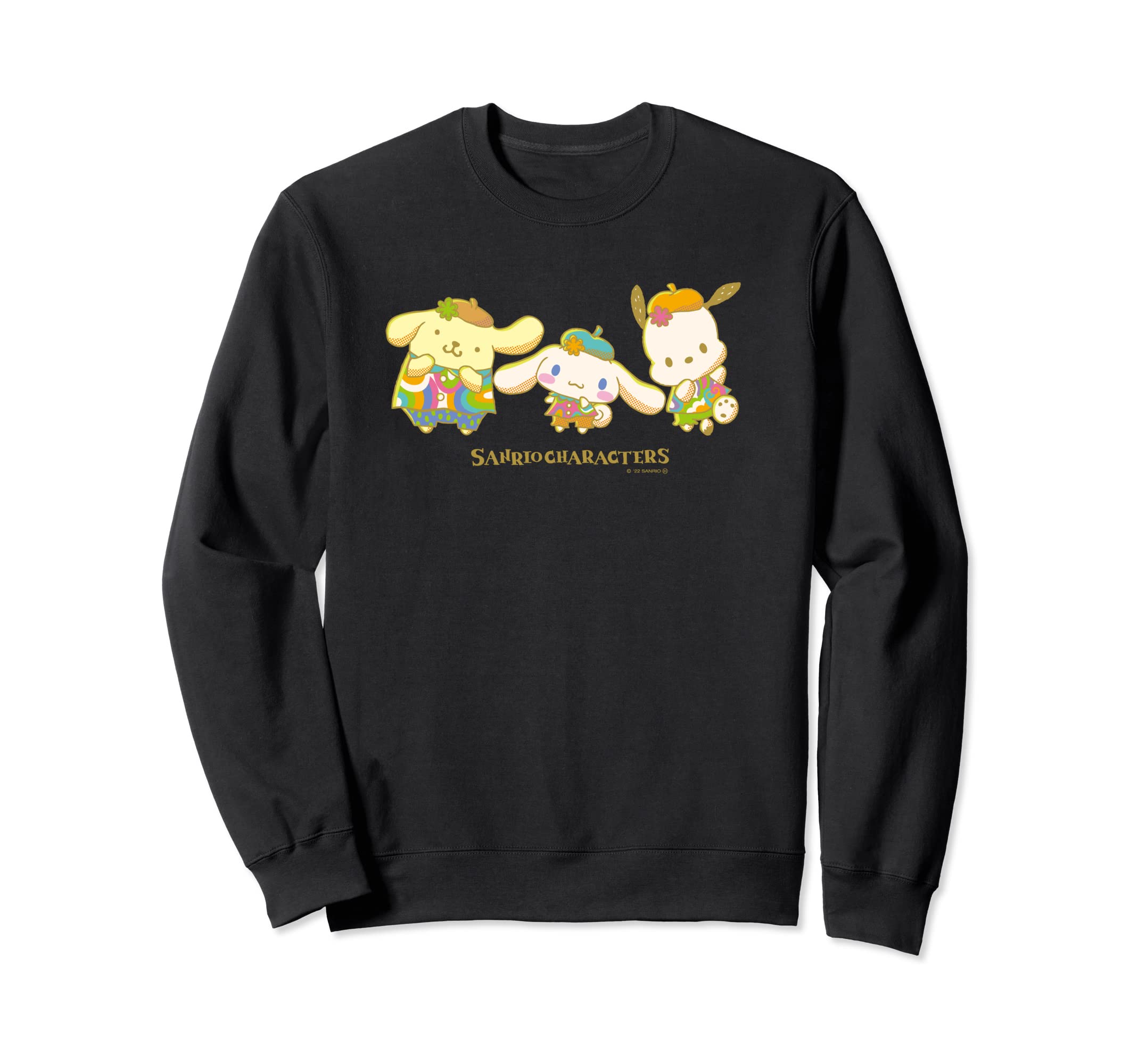 

Pompompurin, Pochacco, Cinnamoroll, Pose [Recommended as a Valentine s Day gift!] Sweatshirt