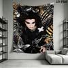 BILL KAULITZ Wall Tapestry Aesthetic Wall Hanging Printed Fabric Blanket Decorative Tapestries for Bedroom Living Room Home Decor