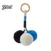 Travel Bag Accessory Pendant Small Plush Ball Decor Keychain Soft