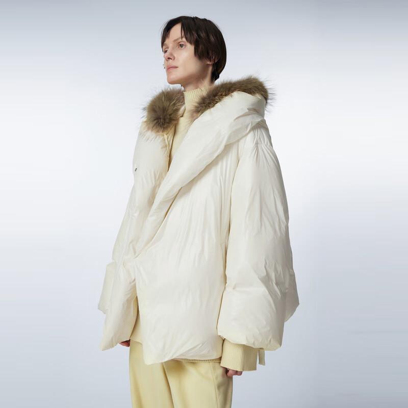 JNBY 2023 Winter Hooded Loose Down Jacket