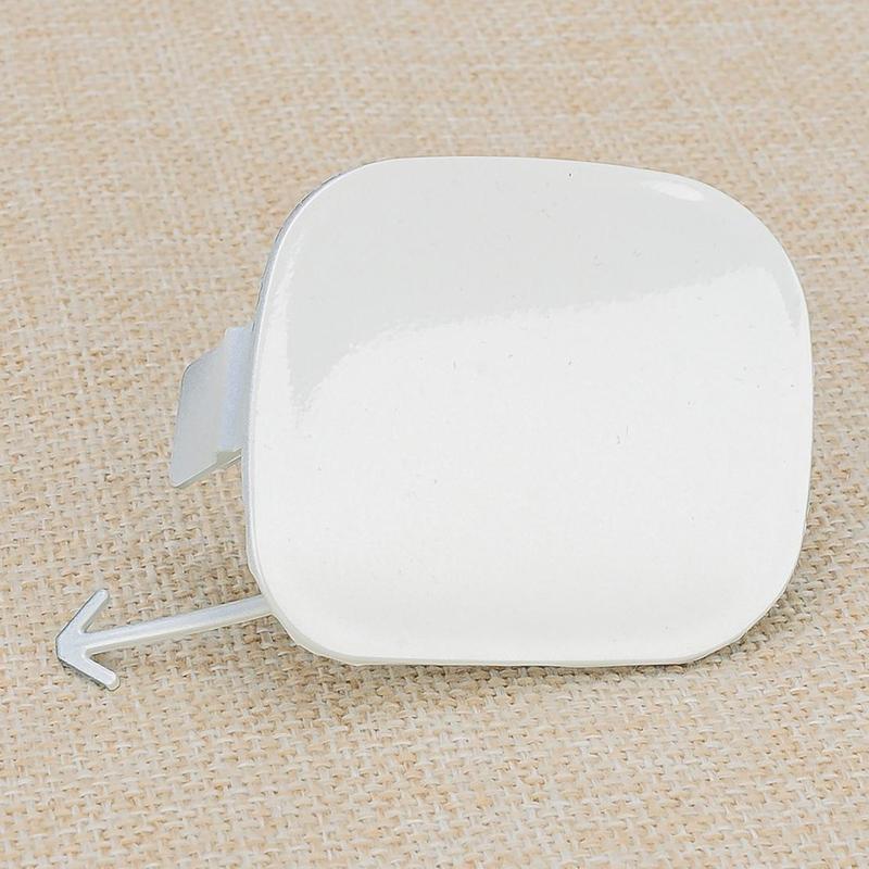 521270E926 Front Left&Right Bumper Tow Hook Eye Cover Cap 521200E927 Fit For Toyota Highlander 2015 2016 2017 White Plastic