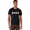 HUGO BOSS SS22 Men's Logo Print Short-Sleeve T-Shirt Black 50481923-002