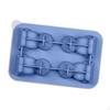 Silicone Chilled Cube Tray Portable DIY Making Tool for Tea Drink Juice black