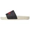 X 100 Thieves Adilette Ciabatte Taglia Asiatica 'Nero Rosso' Uomo JR9152