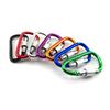 3/6PCS NO.5 Carabiner 7 Color Available Aluminum Alloy Carabiner Key Chain Speaker Hook Key Sorting Household Outdoor Gadget ZYF