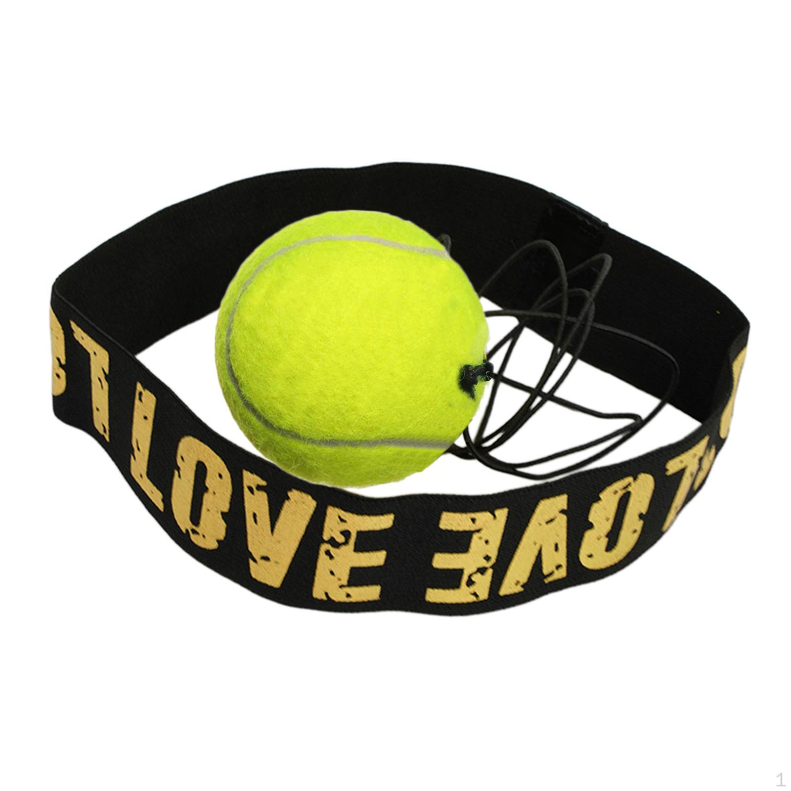 

Повязка на голову с мячом для бокса, регулируемая координация рук и глаз, тренировка штамповки 60g Tennis Ball