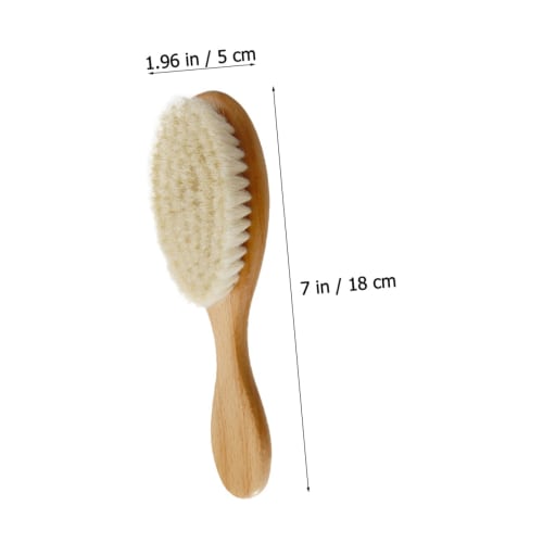 SEWACC 1 Set Toddler/Children's Hair Washing Brush Comb Kit Wooden Comb Wool Brush Set