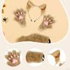 Headband Tail Gloves Set Animal Long for Birthday
