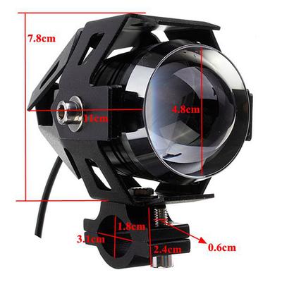 New Motorcycle Spotlight LED Headlamp Fog Lamp Metal Lampshade