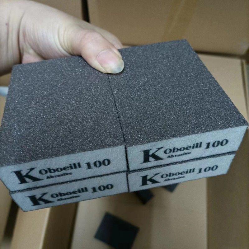 Sponge Sanding Block for Woodworking, Furniture, Paint, Rust, Wall Putty, and Grout Polishing.