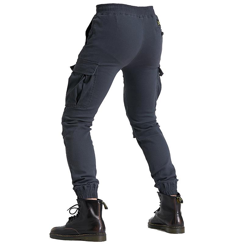 Multi-bag Leggings, Motorcycle Riding Pants for Men, Recreational Motorcycle Jeans, Anti-drop Pants