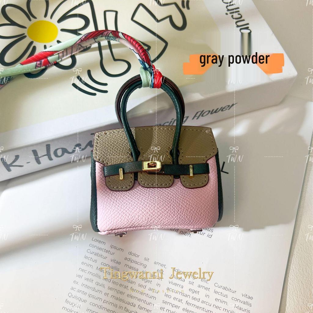 Modny mini breloczek do torebki: Uroczy Pouch na Słuchawki, Portmonetka i Breloczek do Kluczy Samochodowych dla Kobiet