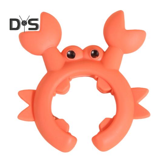 6 ks Držáky na špachtle Žáruvzdorné Proti opaření Kompaktní velikost Víceúčelové Silikonové držáky na náčiní Držáky na lžíce ve tvaru kraba