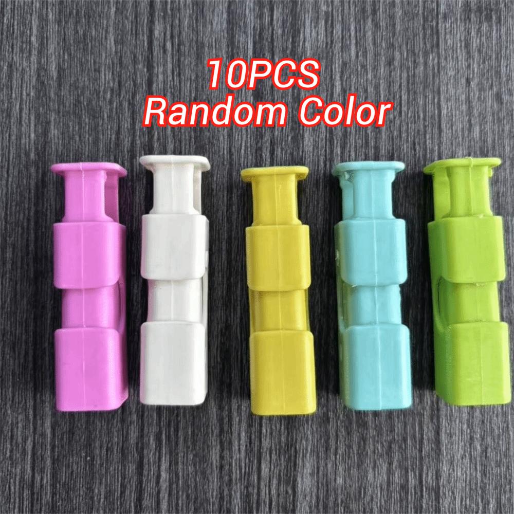 

10 шт. Клипсы для пакетов для снеков для сохранения свежести, многоразовые зажимы для пакетов, прочные зажимы для герметизации, организация кухни