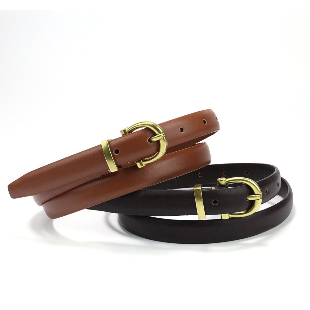 Women'S Belt Jeans Belt Women'S Simple Thin Decorative Student Belt