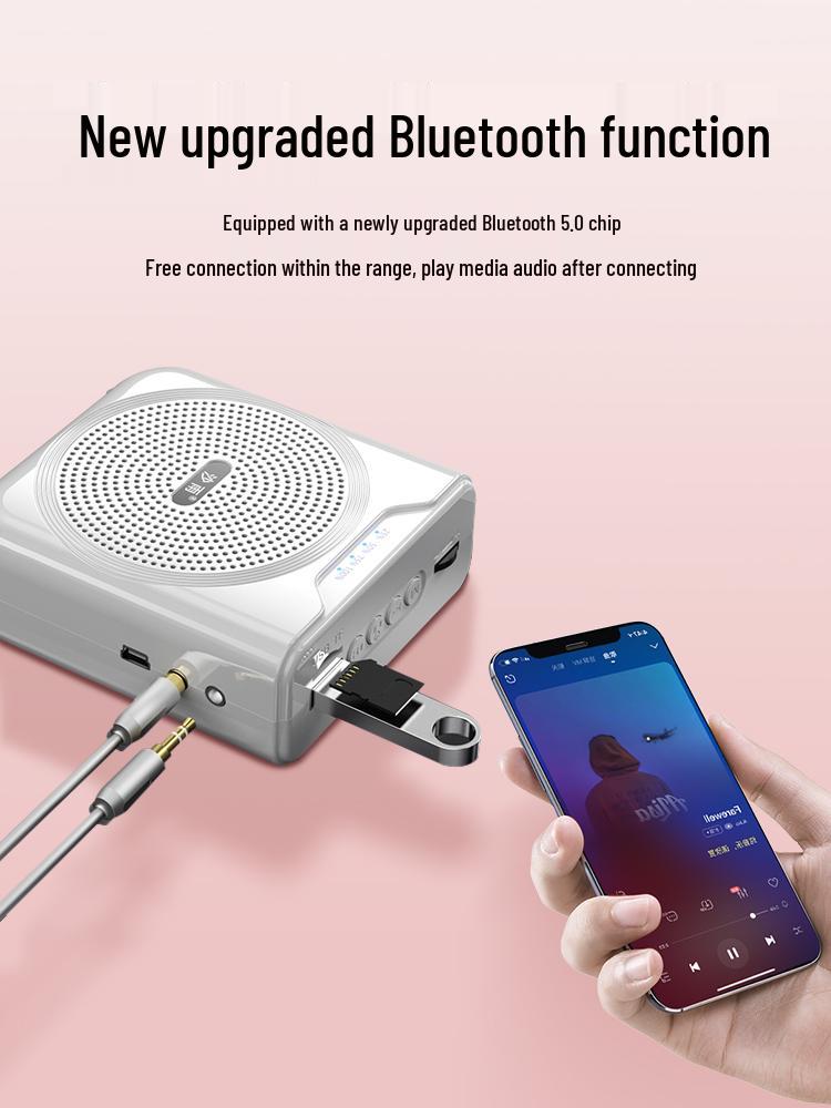 BeeSpeaker: Wireless Bluetooth Microphone for Teachers, Tour Guides, Lecturers - Classroom & Lecture Audio Amplifier
