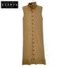 CABaN Brown Cashmere Blend High-neck Long Vest Knit Dress Dress F BrownUsed