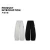 Unisex Gothic Cross Print Wide Leg Sweatpants Streetwear Loose Fit Casual Pants Dance Daily Wear