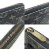Used LOUIS VUITTON Purse Zippy wallet M95614 Zip Around Monogram denim Noir black Accessory