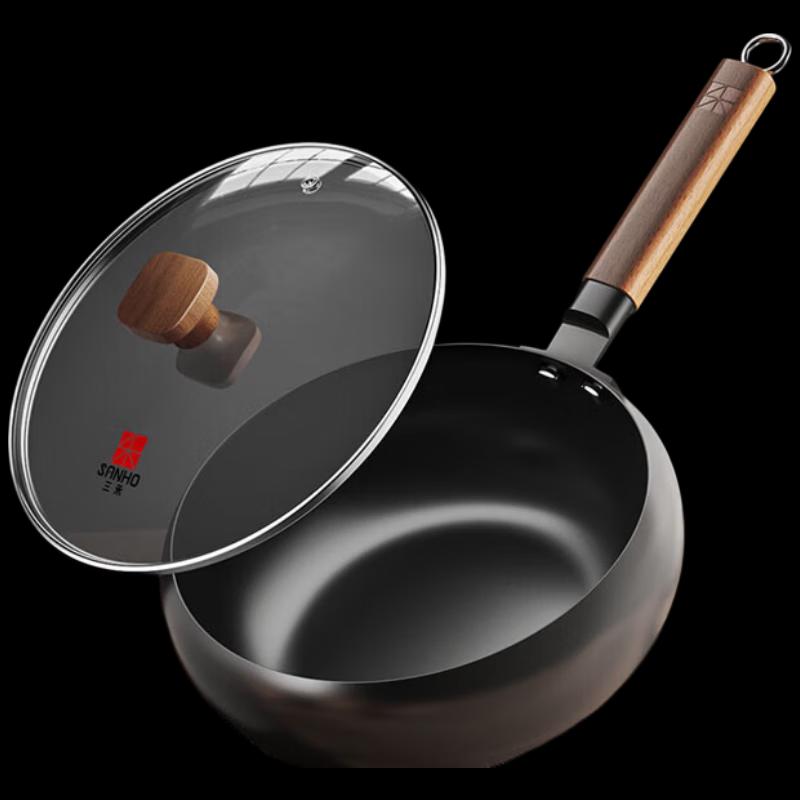 

Sanhe TC24P10 24cm Refined Iron Wok
