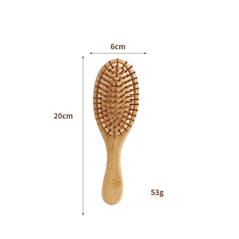 

In-Stock Portable Bamboo Air Cushion Comb - Gentle, Non-Damaging Hair Care and Massage Comb for Beauty and Comfort