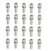 20PCS Silver Brass Misting Nozzle Brass Low Pressure Atomizer Nozzle Mister Nozzle  Yard Cooling