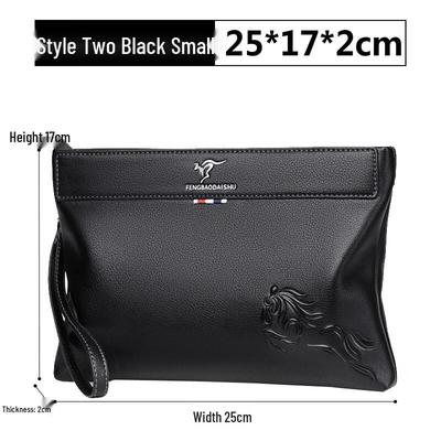 Lee Shin Men's PU Leather Clutch Bag