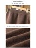 Autumn & Winter 100% Pure Wool High Waist Knit Pencil Skirt for Women