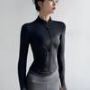 Yoga Clothes Slim Women Long-sleeved Quick-drying Clothes Sports Jacket Internet Celebrity Fitness Clothes Running Yoga Sports Jacket