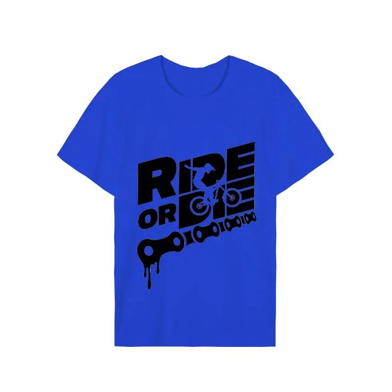 

Мужская футболка с принтом Ride or Die, топы, летние мужские повседневные футболки, мотоциклетная мода, уличная одежда, футболка, женская футболка, одежда 4XL